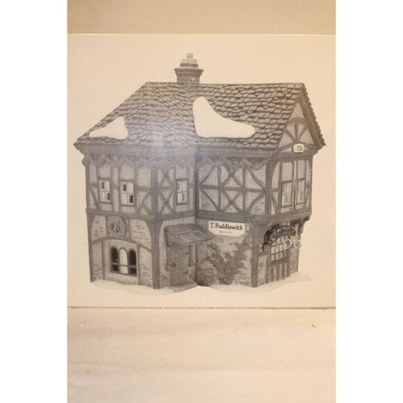 Dept 56 Dickens Village  T. Puddlewick Spectacle Shop - Picture 6 of 7